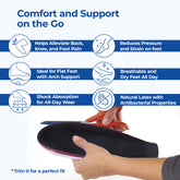Dr Foot Massaging Gel Insoles - Fits various shoe types